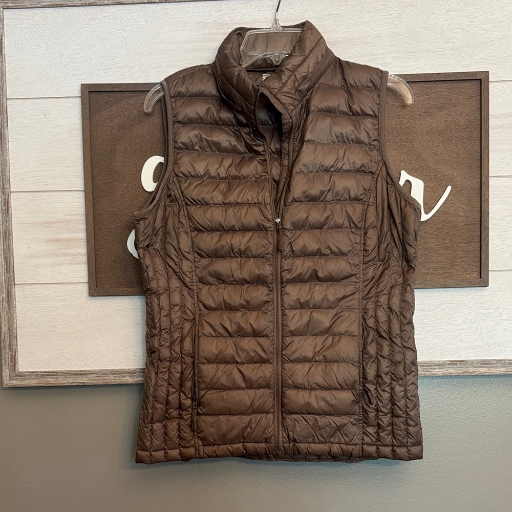 Heat Gear  Brown Quilted Vest for Women